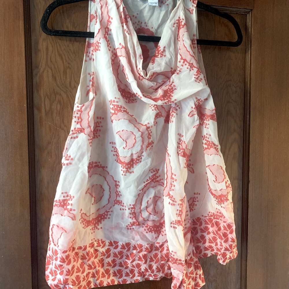Diane von Furstenberg silk print tank